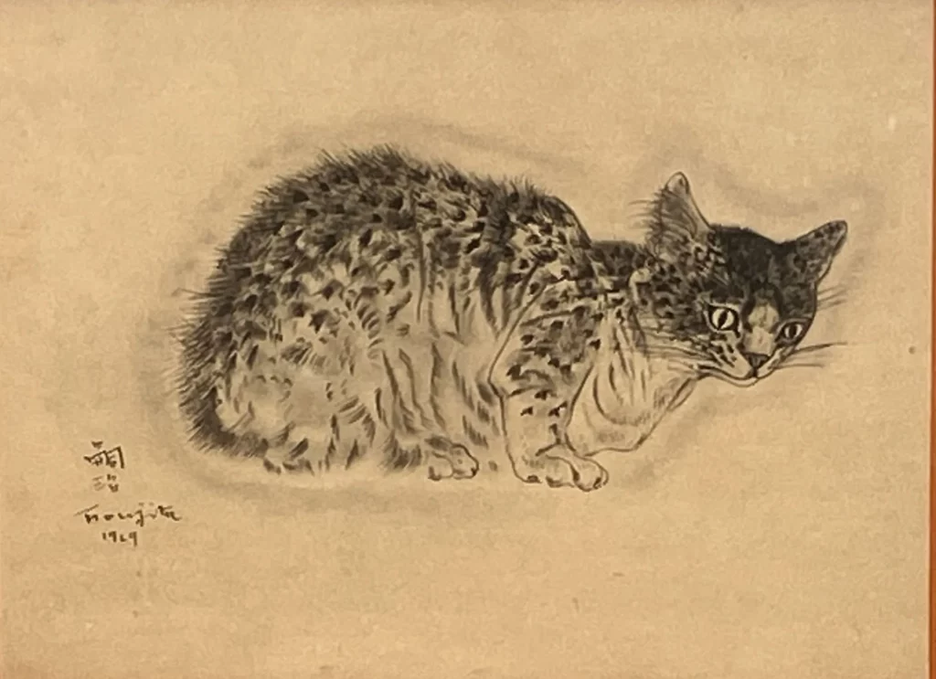 Tsuguharu FOUJITA Lithographie sur papier signée et datée
