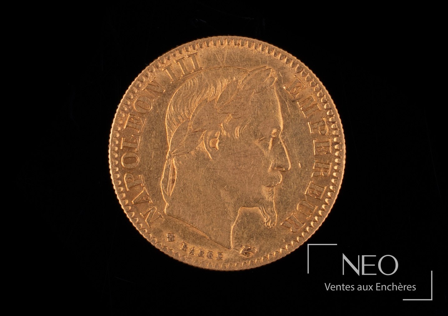 1 pièce or 10 francs Napoléon III 1865