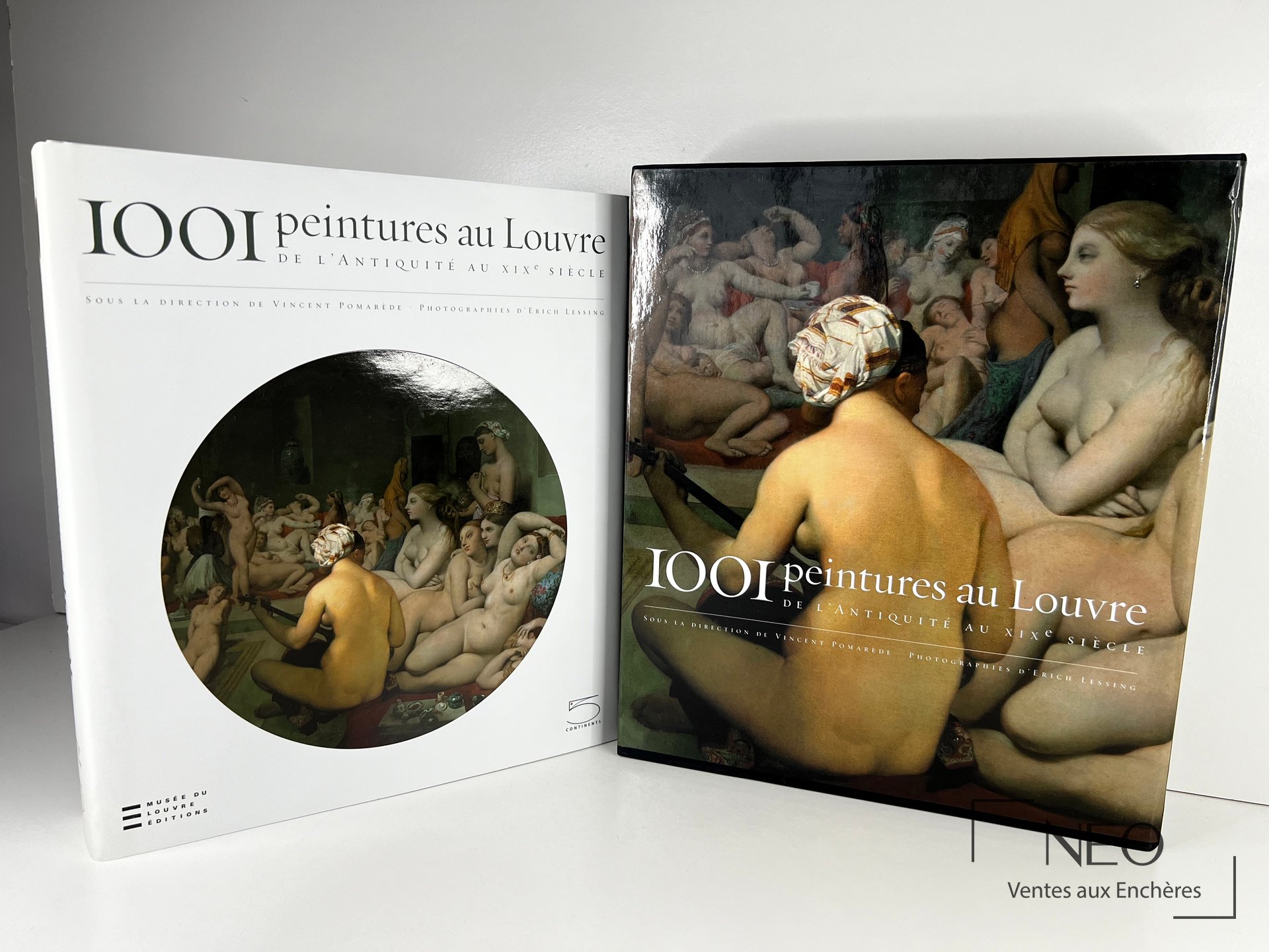 Deux exemplaires de 1001 Peintures au Louvre