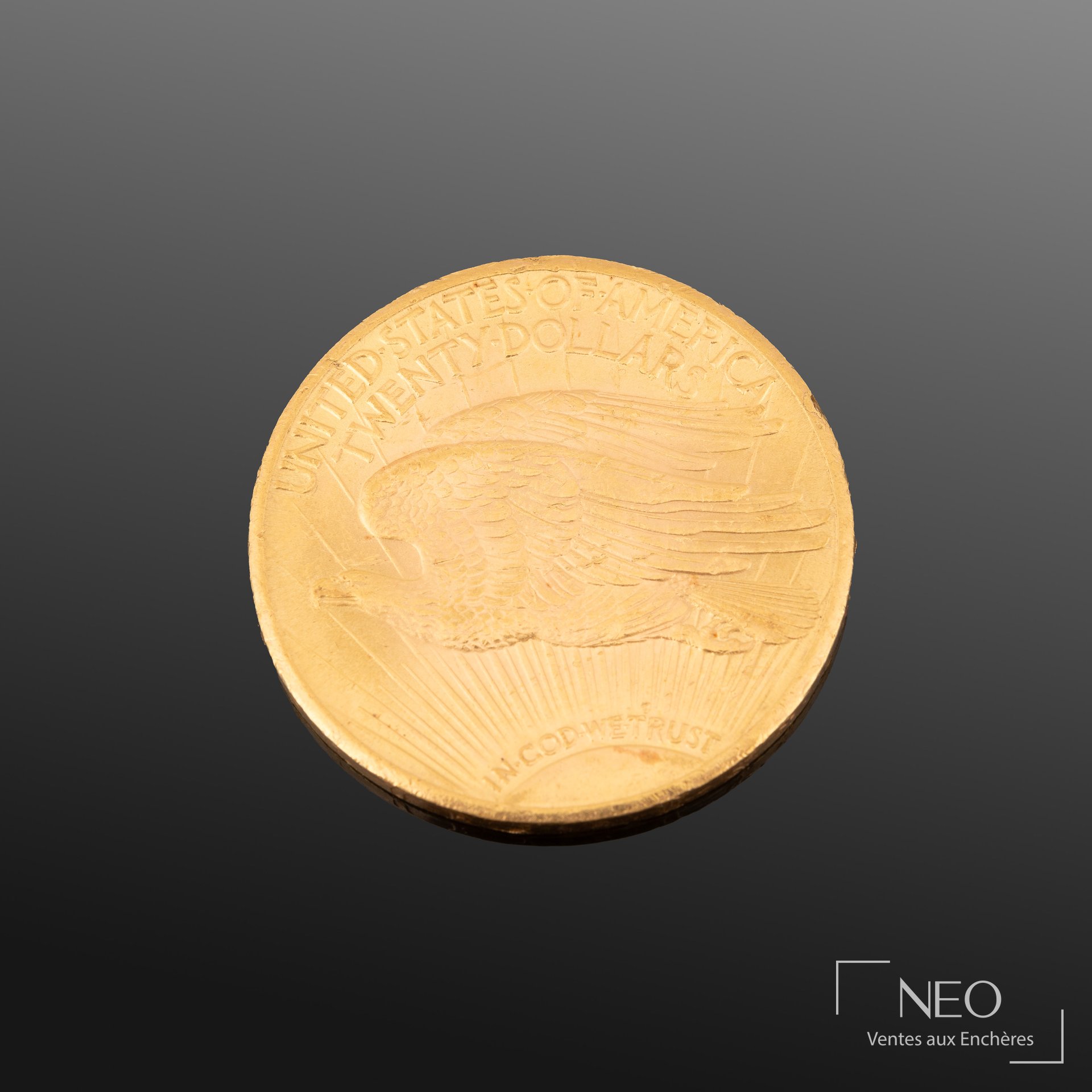 Pièce 20 dollars double eagle Saint-Gaudens en or, 1927