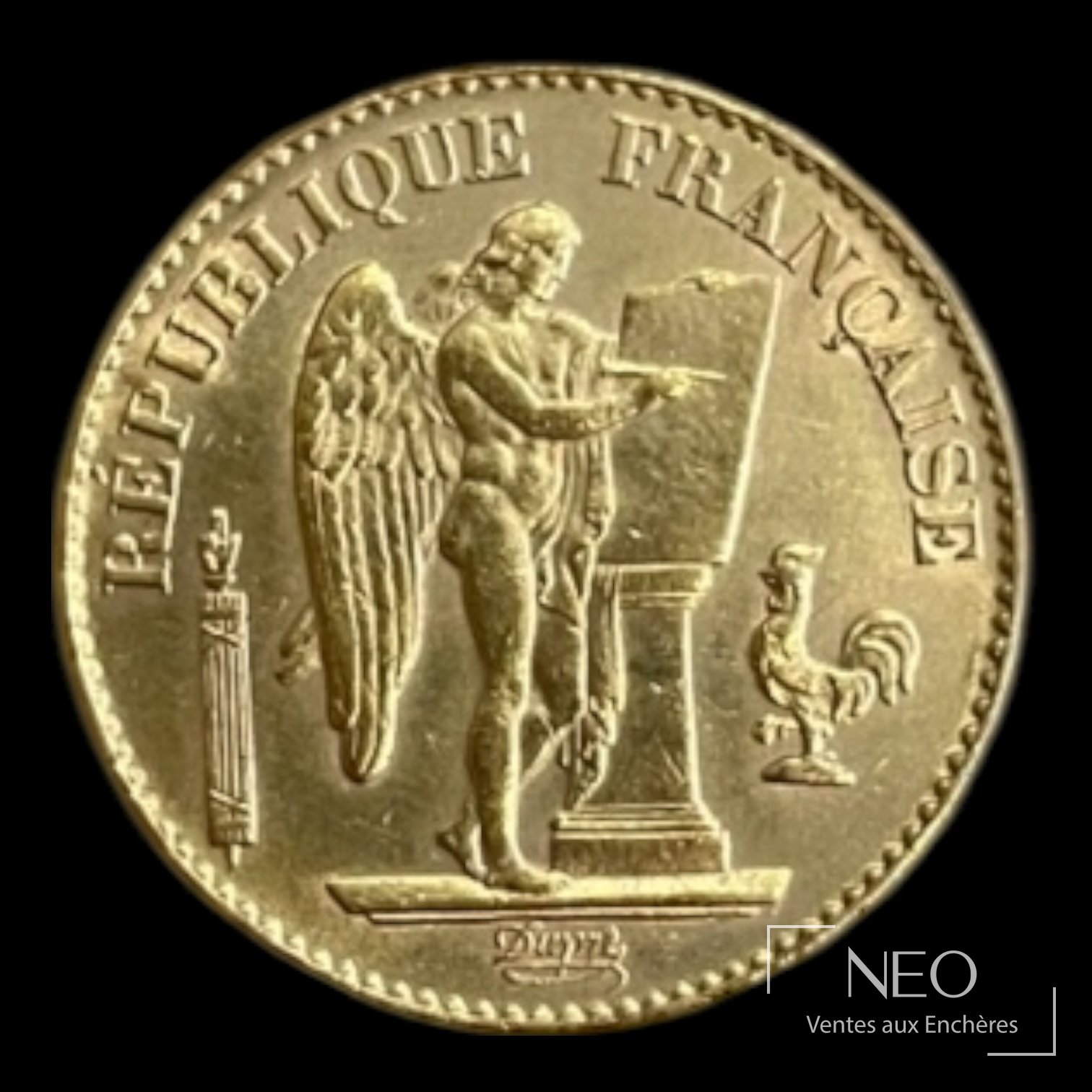 20 francs Génie ailé 1897 A Paris