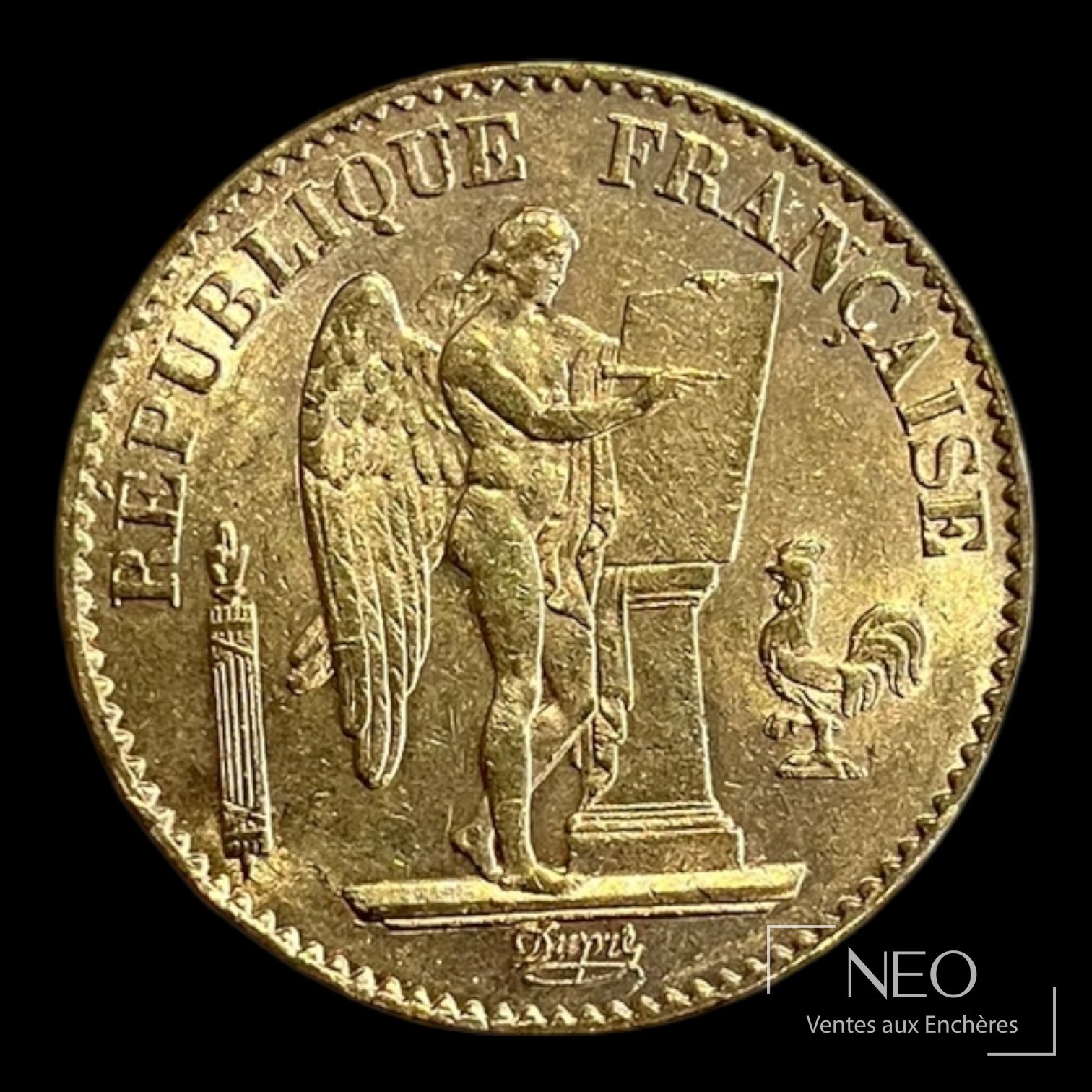20 francs Génie ailé 1897 A Paris