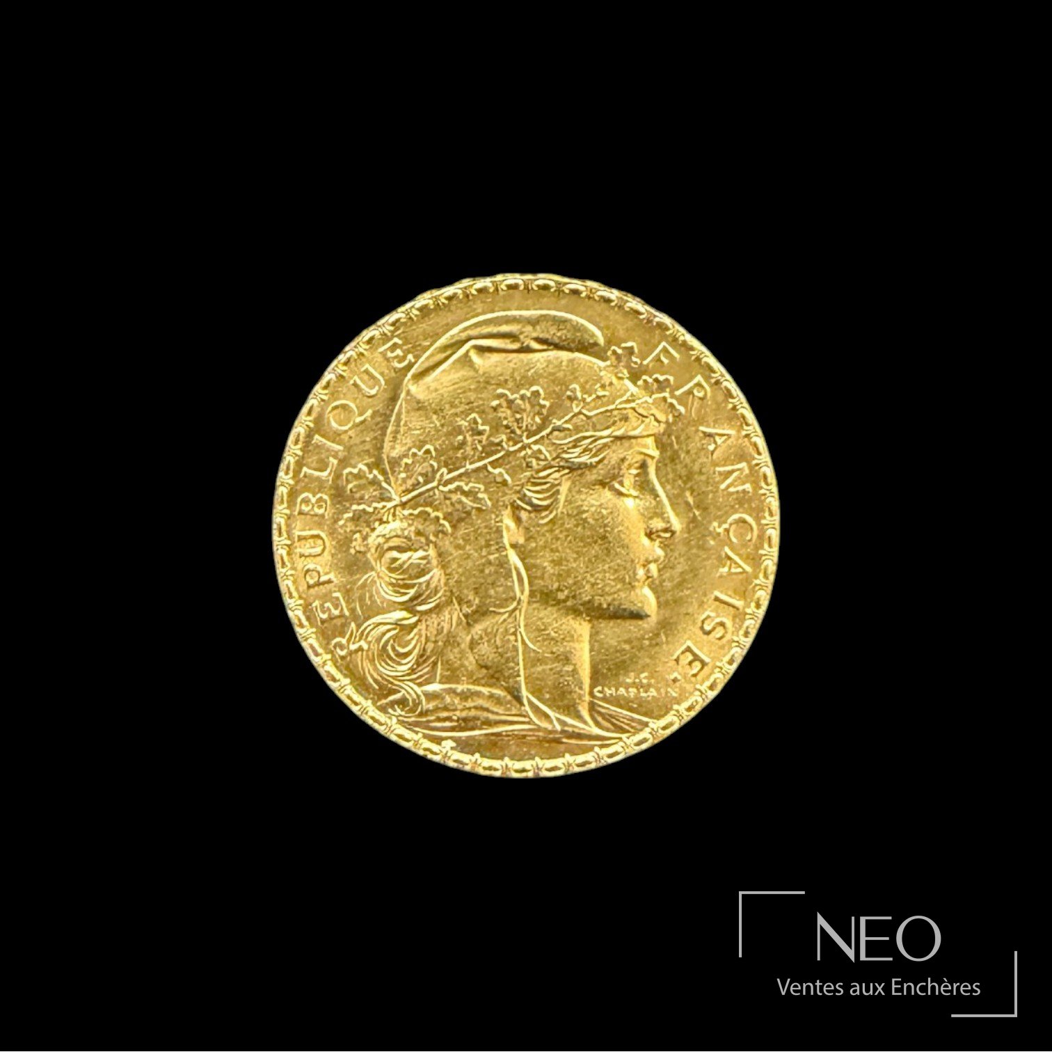 20 francs or Marianne au coq, 1912