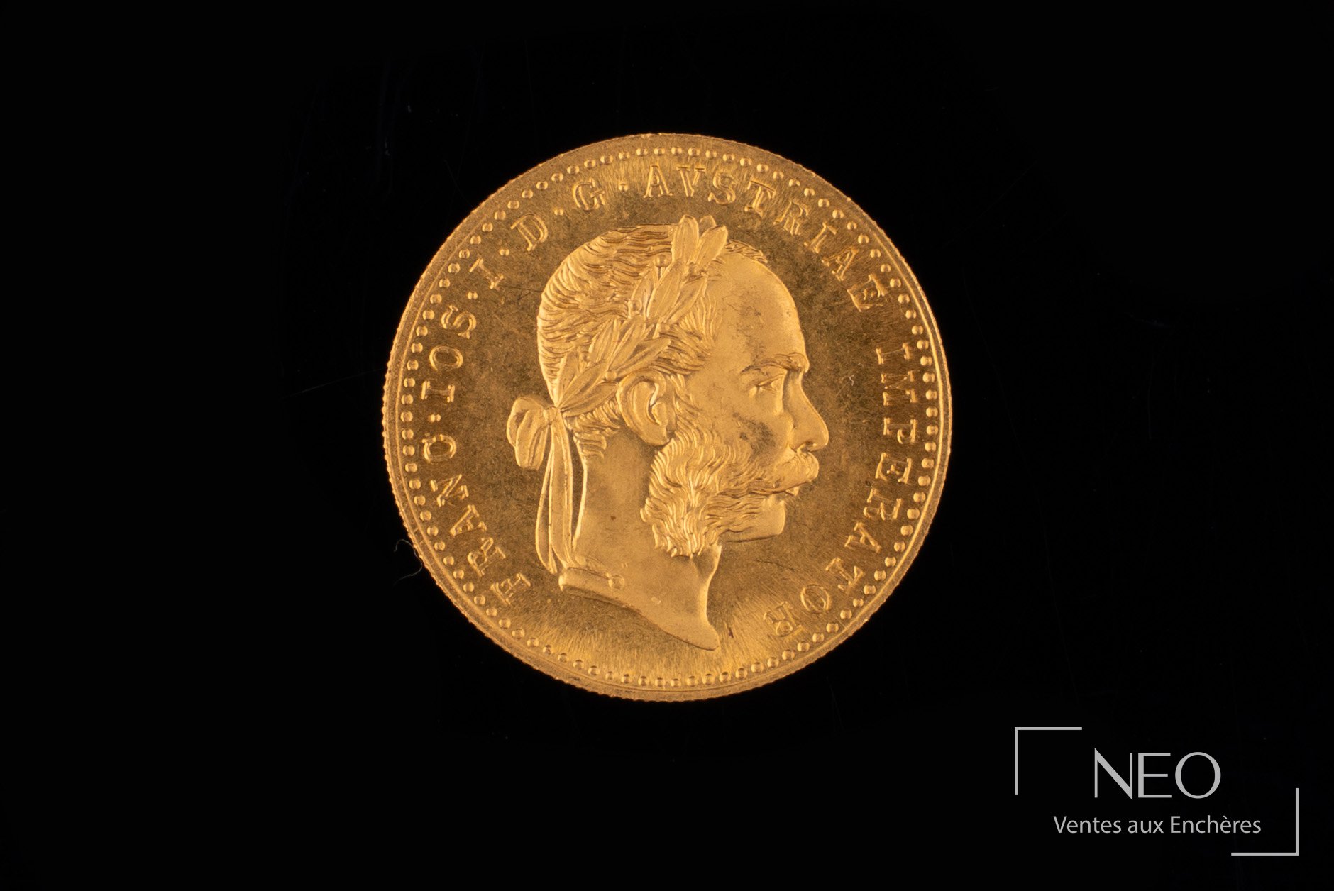Pièce or 4 forint François-Joseph Empereur 1915