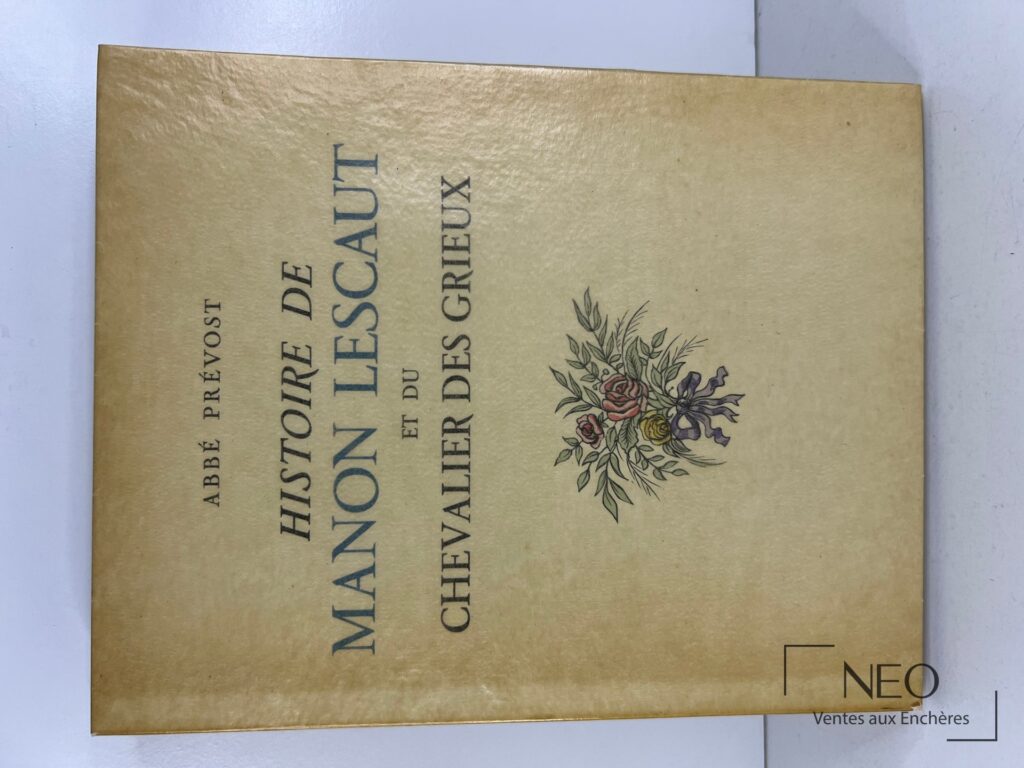 Couverture jaune du livre Histoire de Manon Lescaut et du chevalier des Grieux