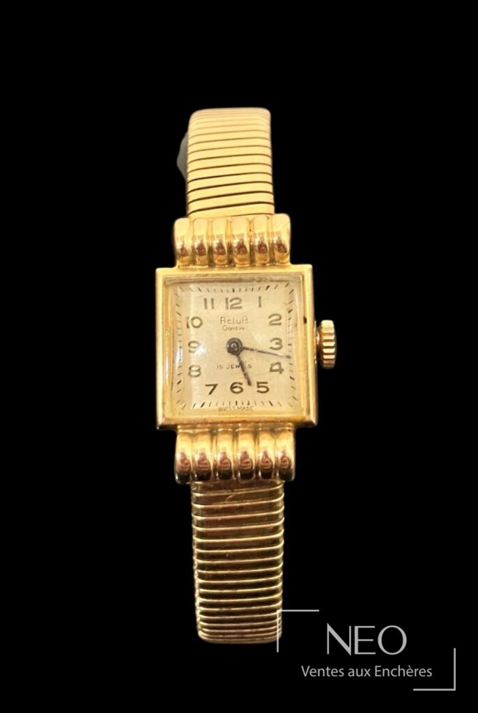 Montre bracelet Actua Genève en or jaune