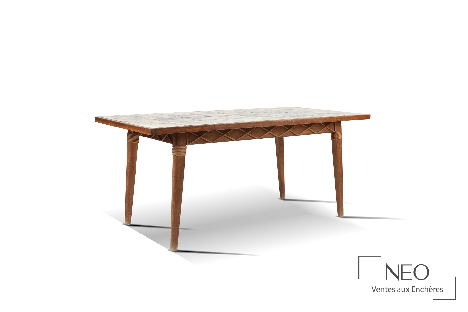 Adrien Audoux et Frida Minnet, table de salle à manger circa 1970