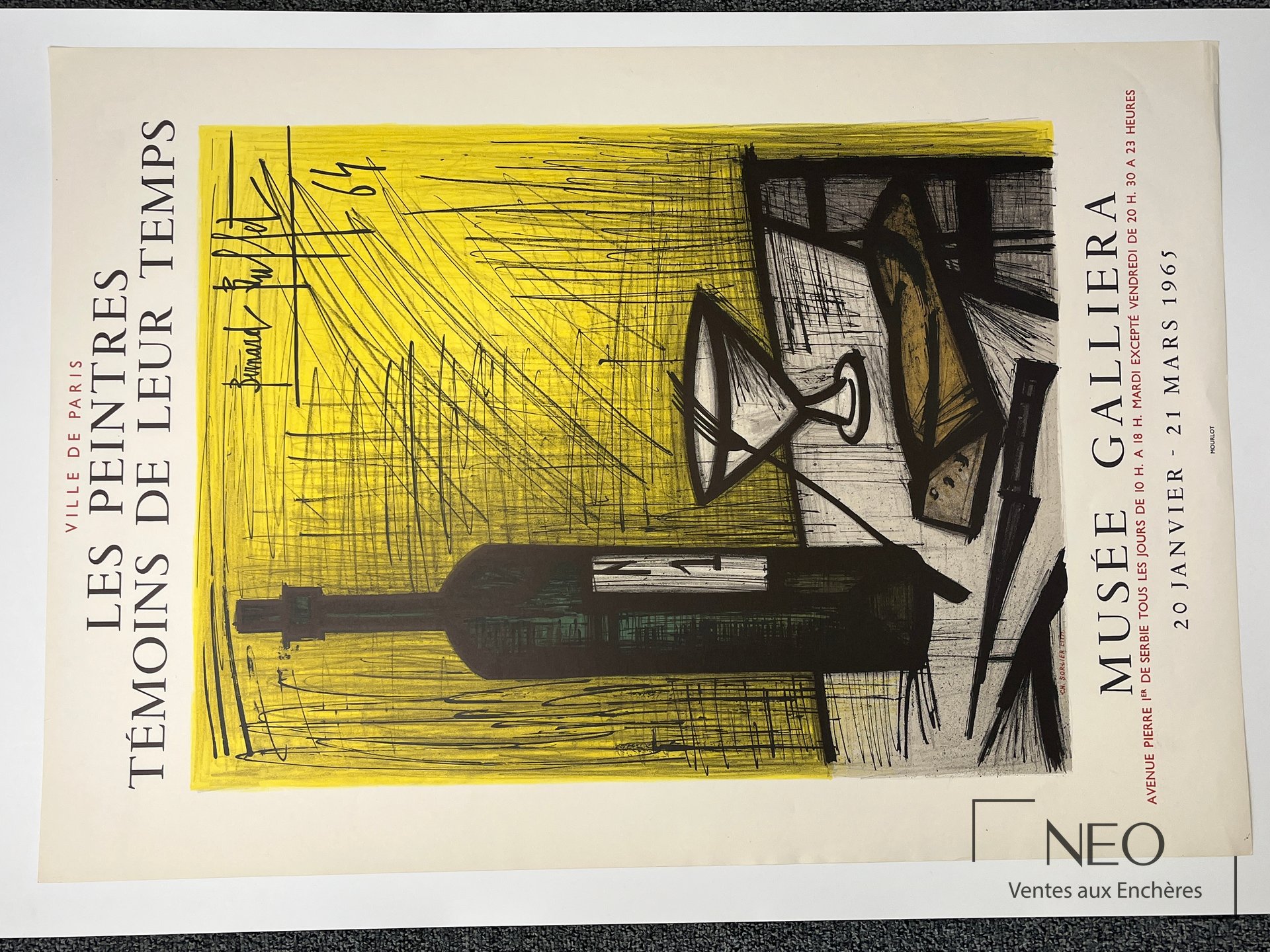 Ensemble de deux affiches d&rsquo;après Larroque et Bernard Buffet