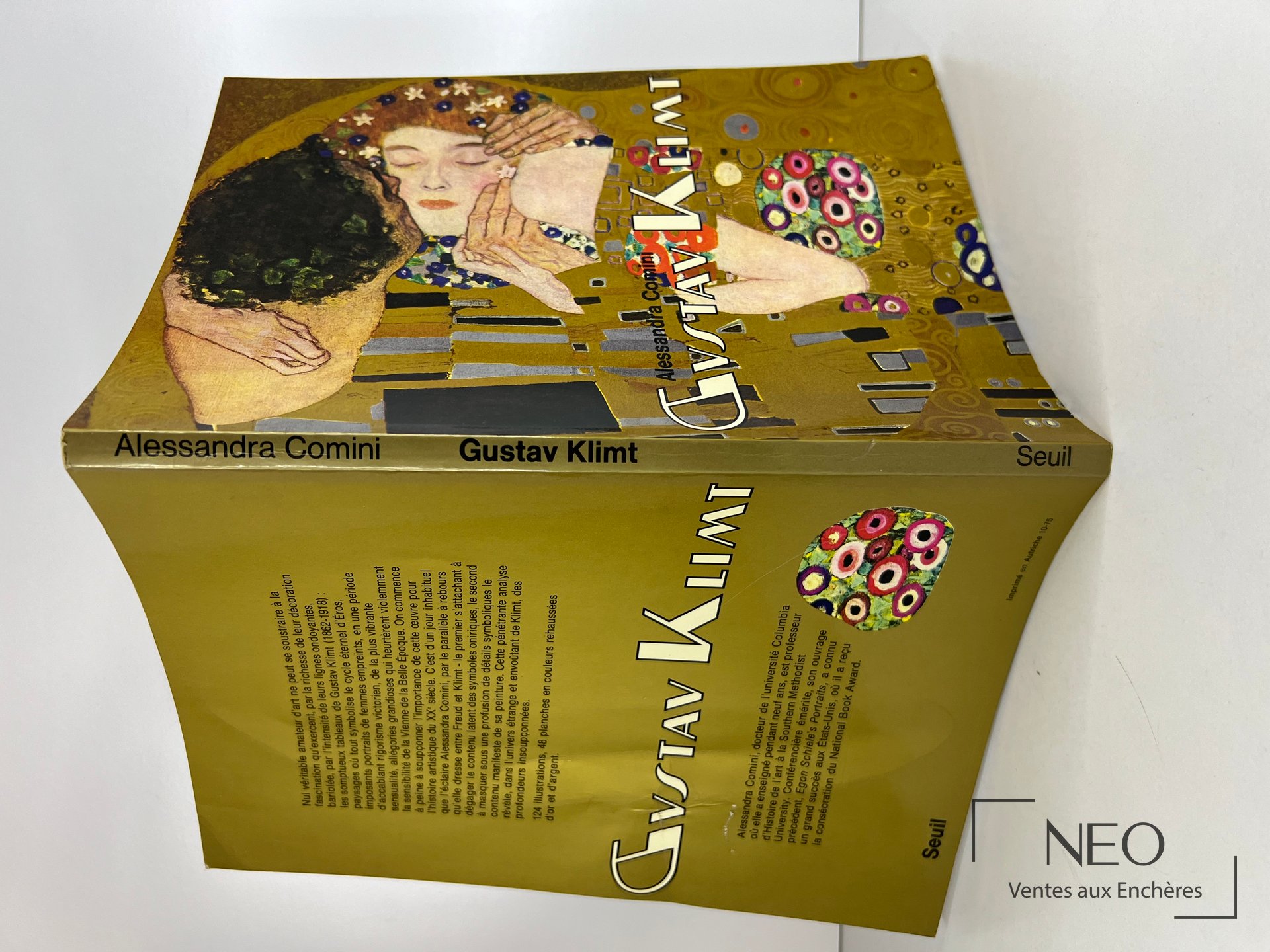 Couverture illustrée du livre Gustav Klimt d’Alessandra Comini