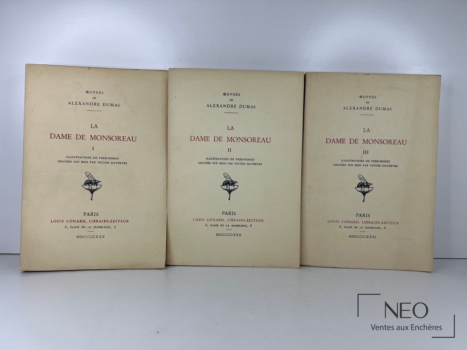 Les trois couvertures de La dame de Monsoreau d’Alexandre Dumas