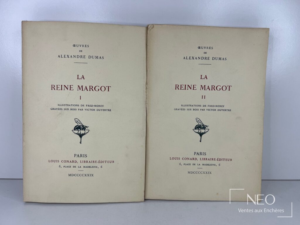 Pages de titre de La reine Margot