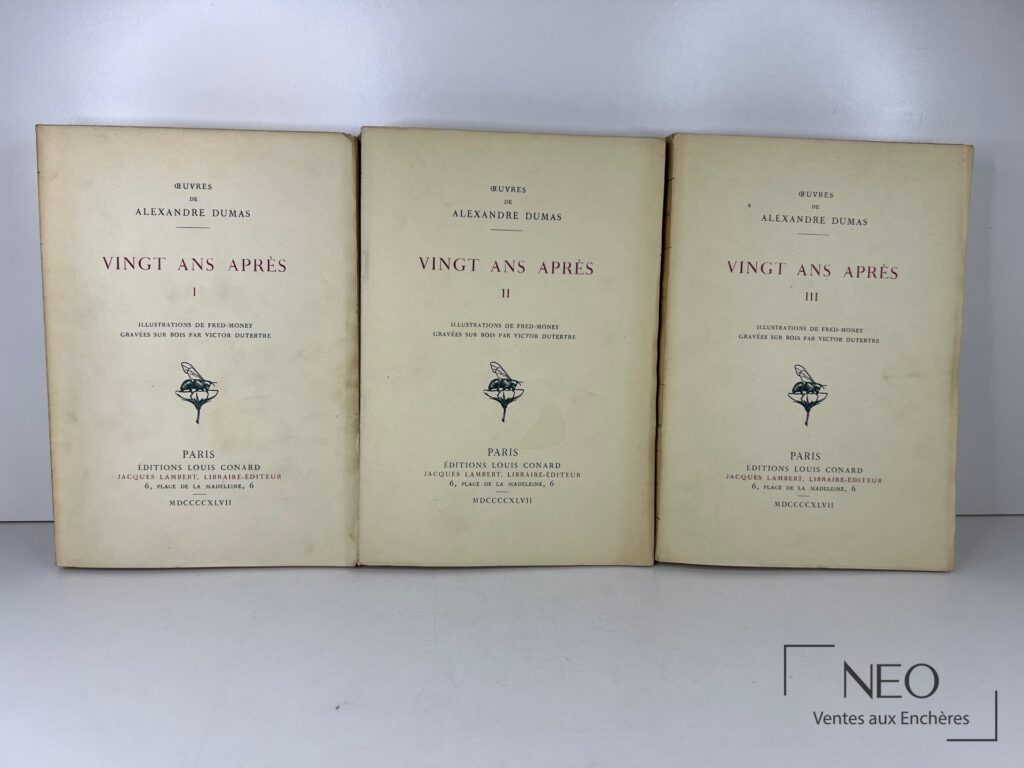 Couvre-livre de Vingt ans après