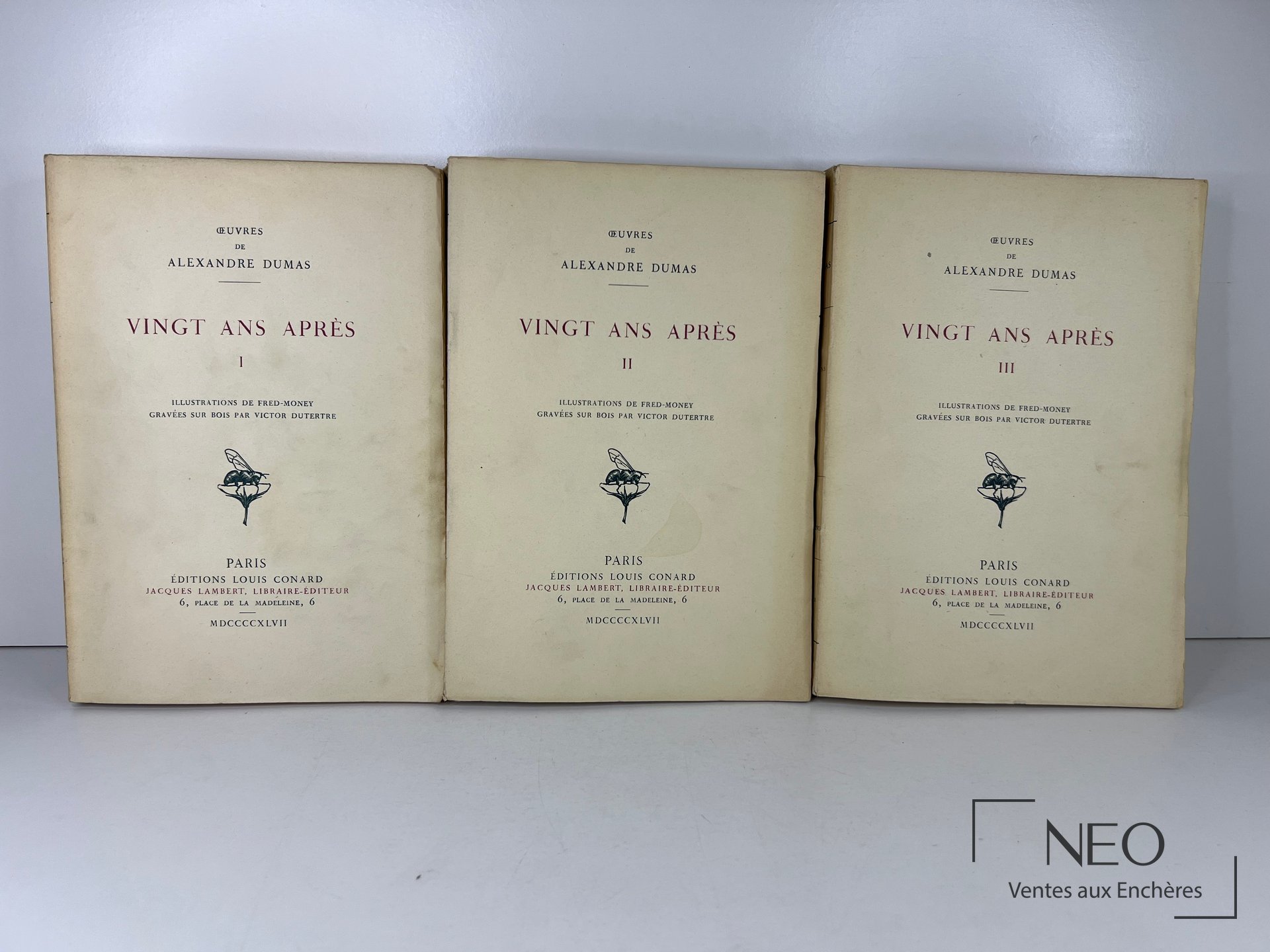 Couvre-livre de Vingt ans après