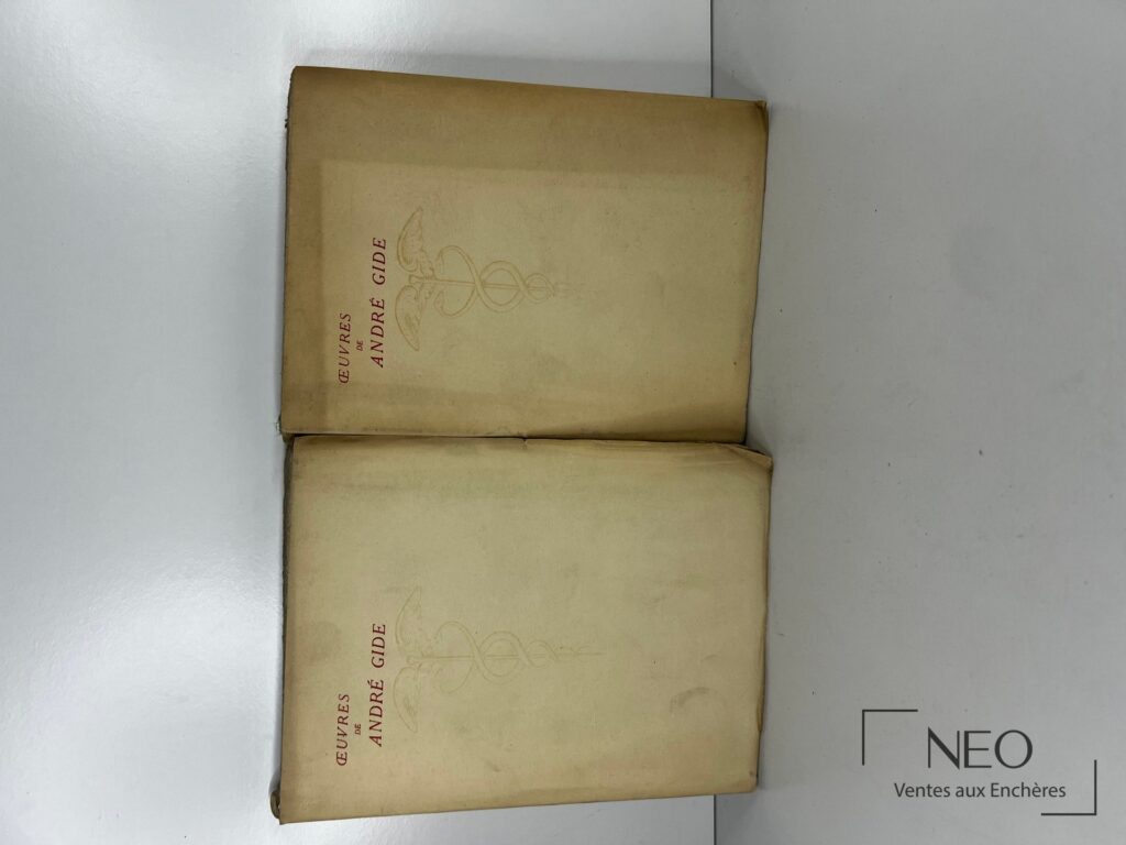 Deux volumes brochés d’André Gide