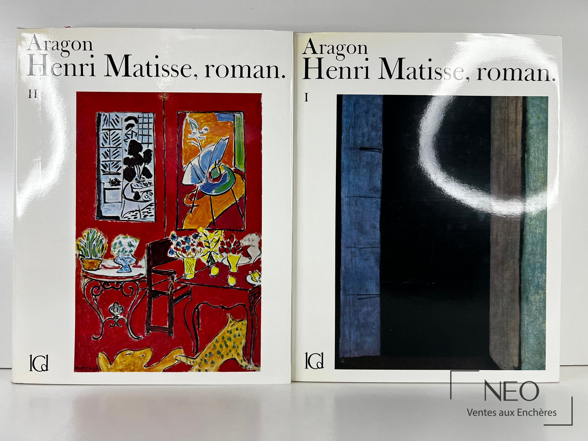 Les deux volumes du coffret Aragon