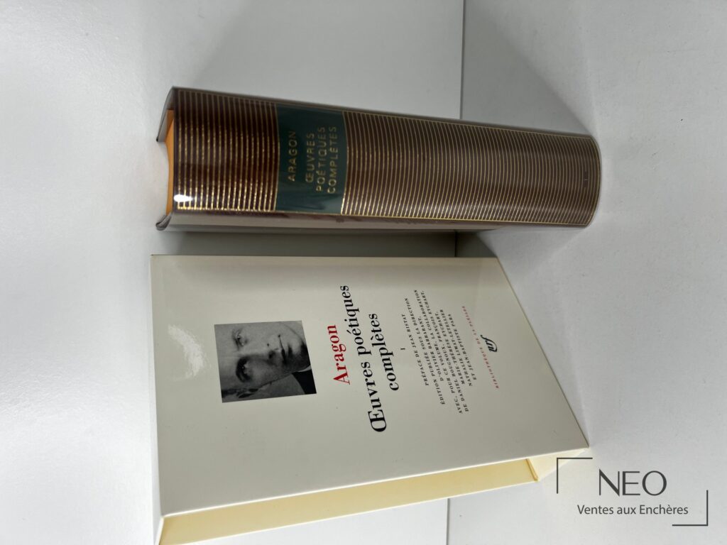 Volume de la Pléiade Aragon avec couverture et dos visibles