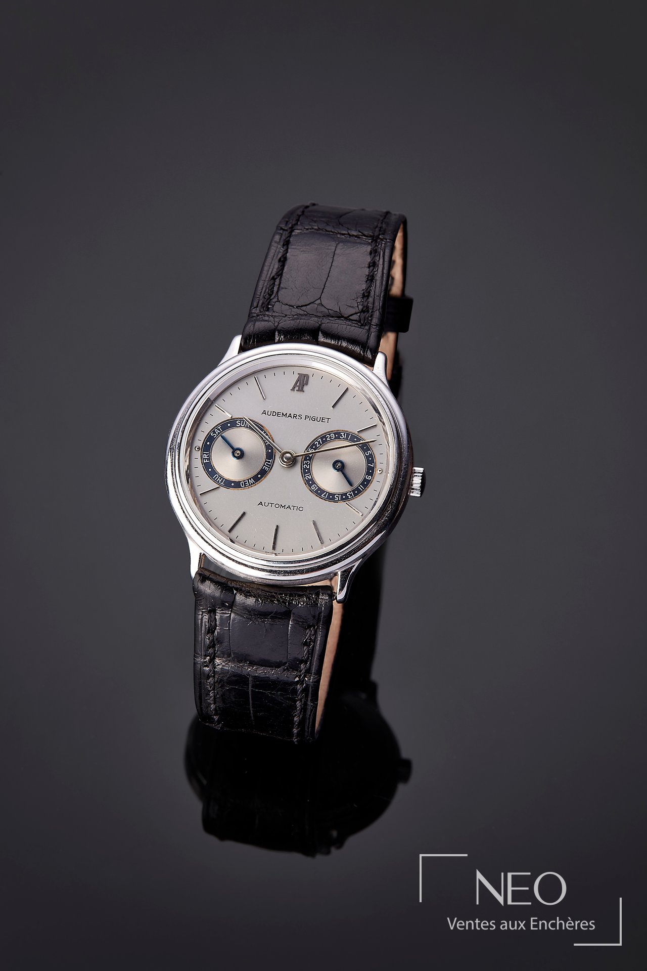AUDERMARS PIGUET Day Date montre de ville en or gris 18 carats