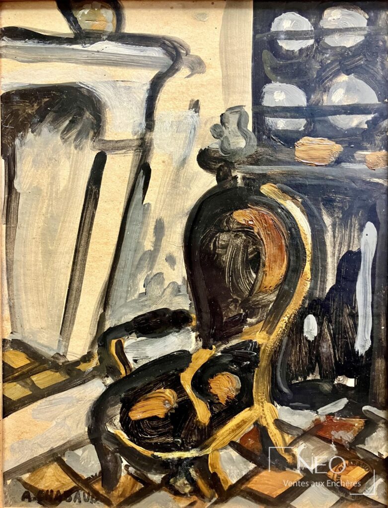 Peinture d’intérieur aux tons noirs