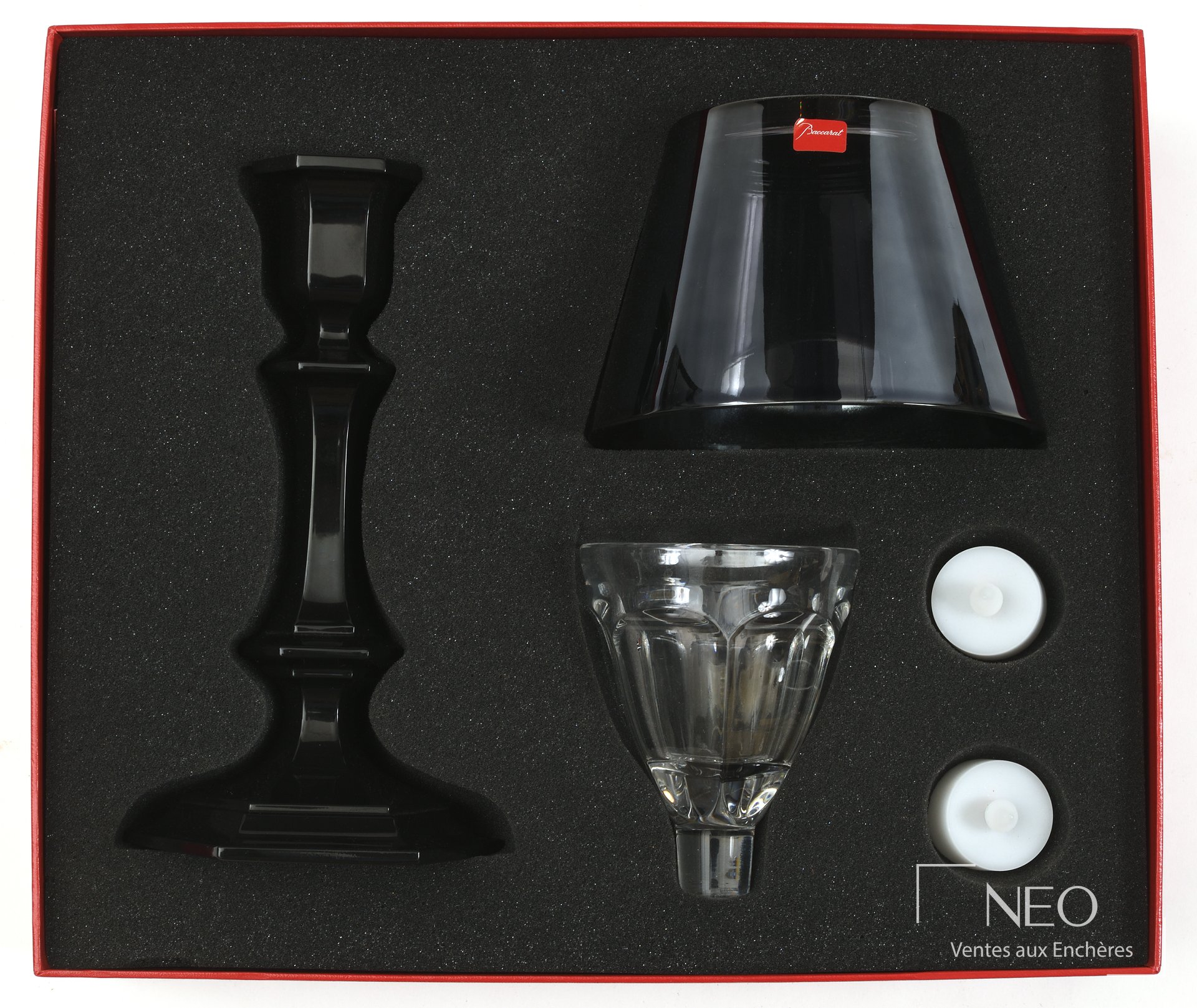 Baccarat x Philippe Starck Harcourt our Fire, bougeoir en cristal