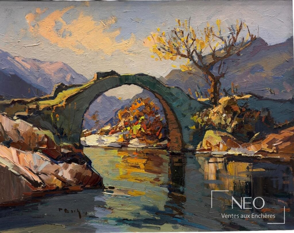 Pont génois en Corse de BACH Pierre