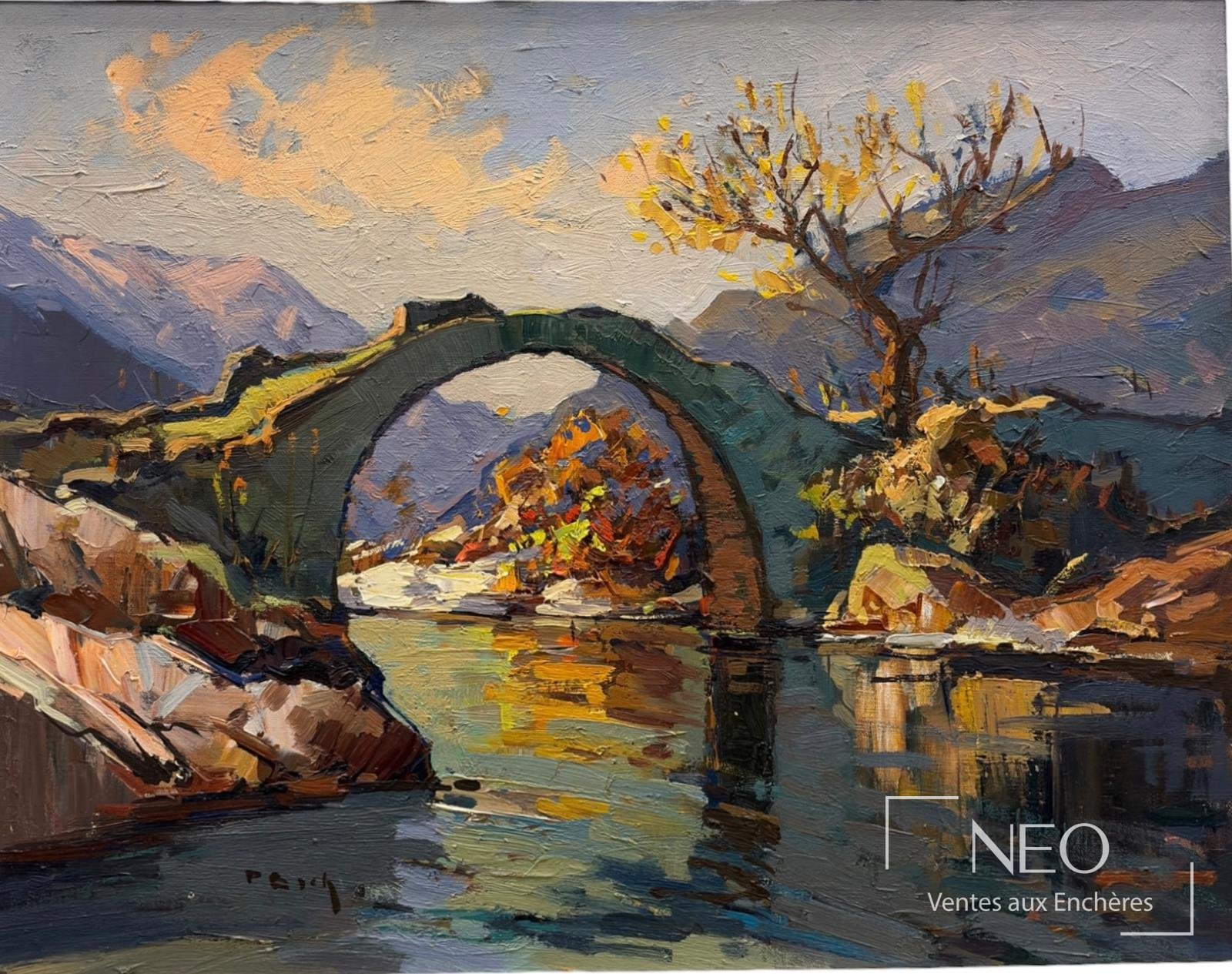 Pont génois en Corse de BACH Pierre