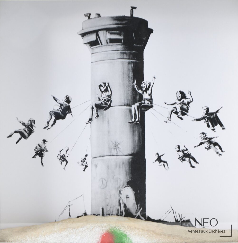 L’œuvre Banksy d'après The Walled Off Hotel
