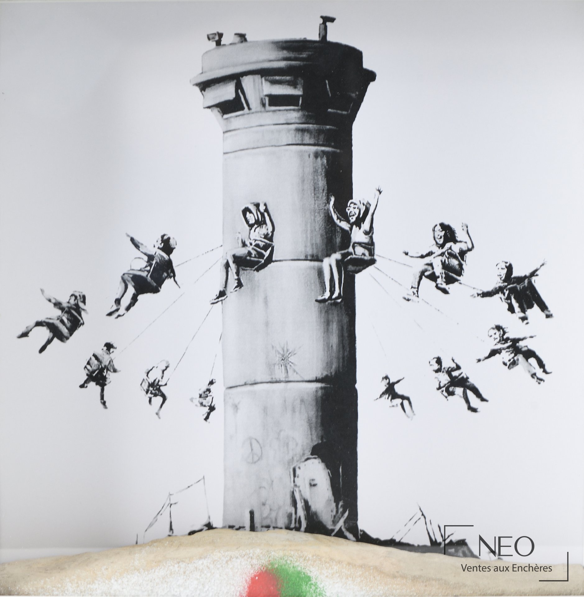 L’œuvre Banksy d'après The Walled Off Hotel