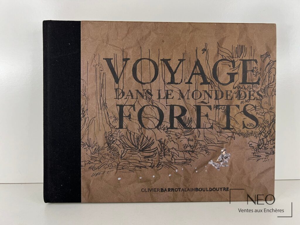 Couverture illustrée du livre Voyage dans le Monde des forêts de Barrot / Bouldouyre