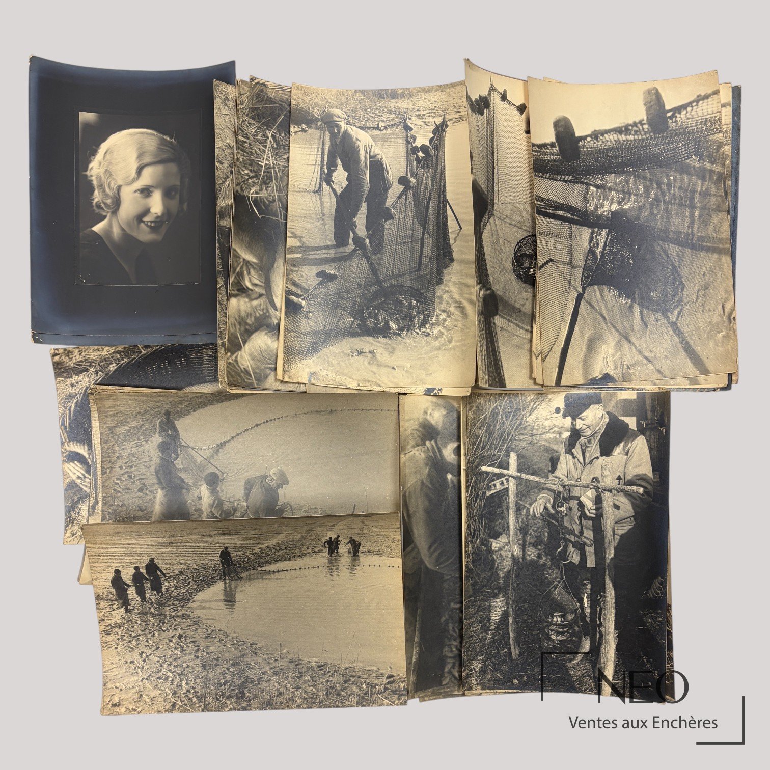 Ensemble de photographies de Blanc & Demilly et divers photographes