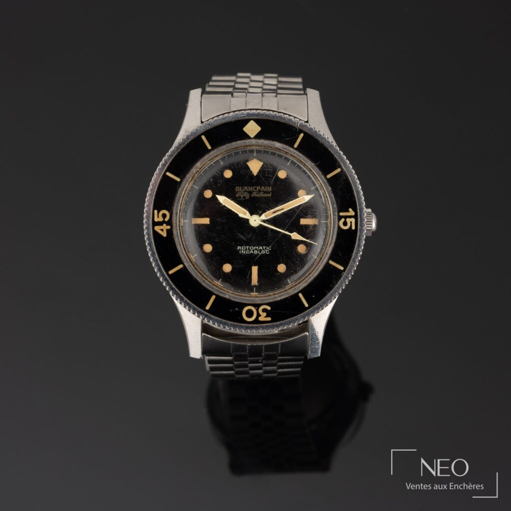 Montre Blancpain Fifty Fathoms en acier