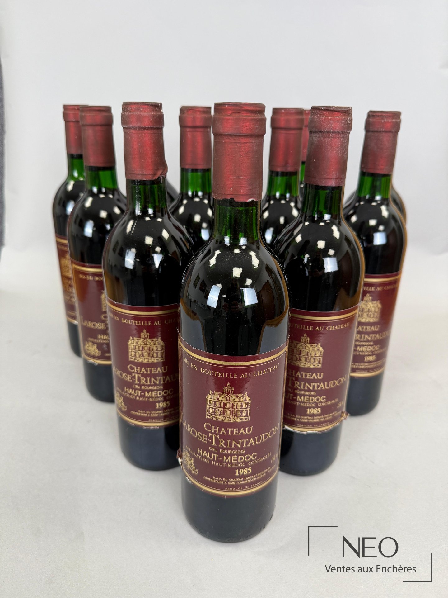 Bordeaux Château Larose-Trintaudon Cru Bourgeois 1985, caisse de 12 bouteilles