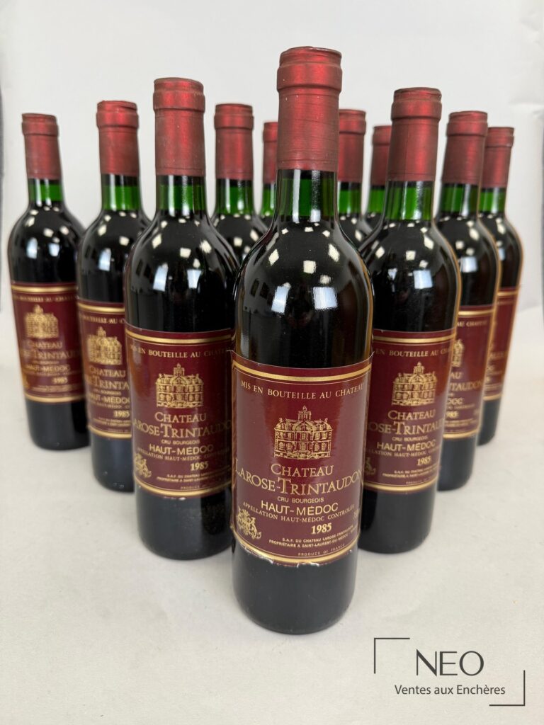 Caisse de 12 bouteilles Château Larose-Trintaudon 1985