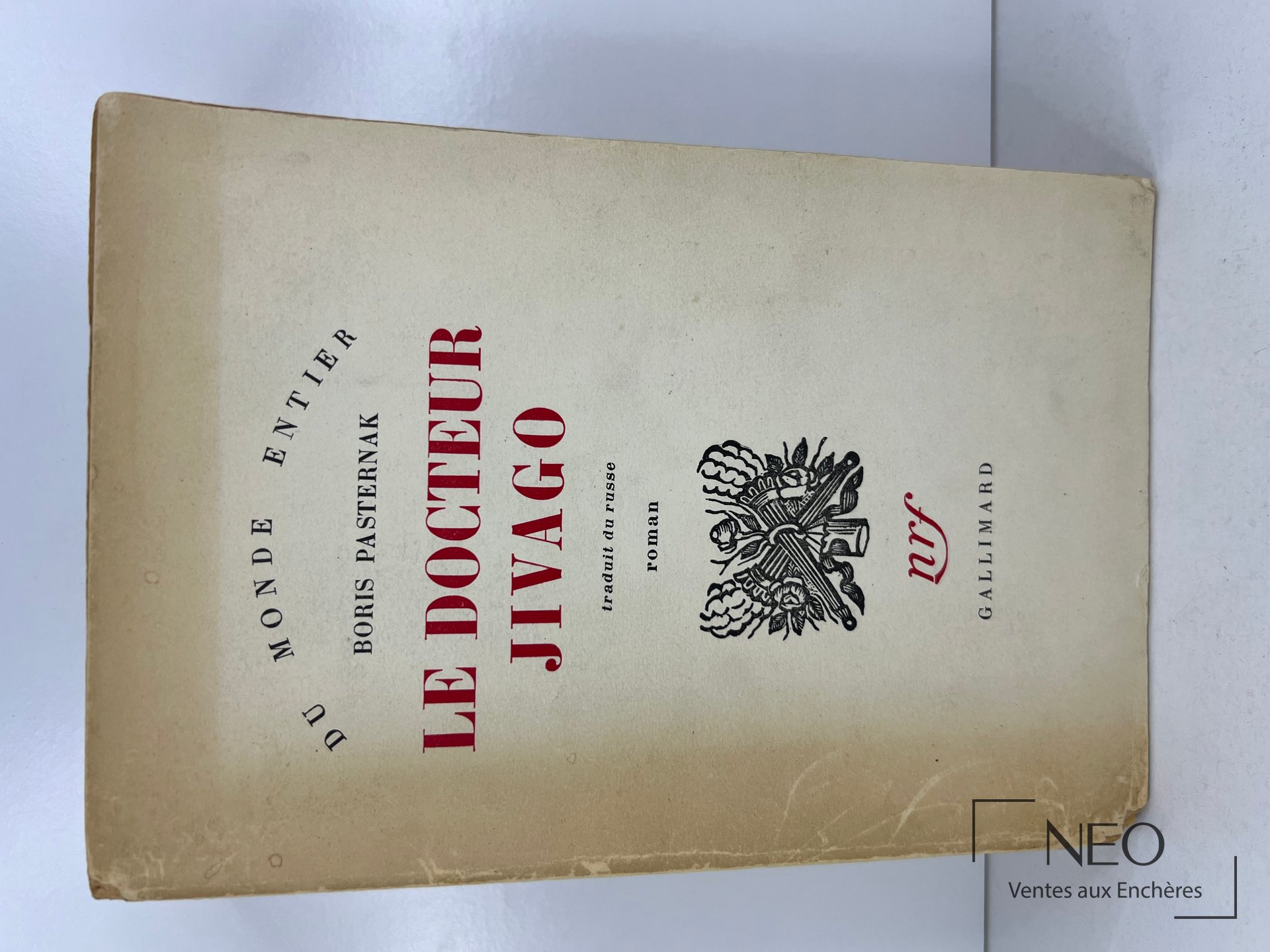 Couverture du livre Le docteur Jivago de Boris Pasternak