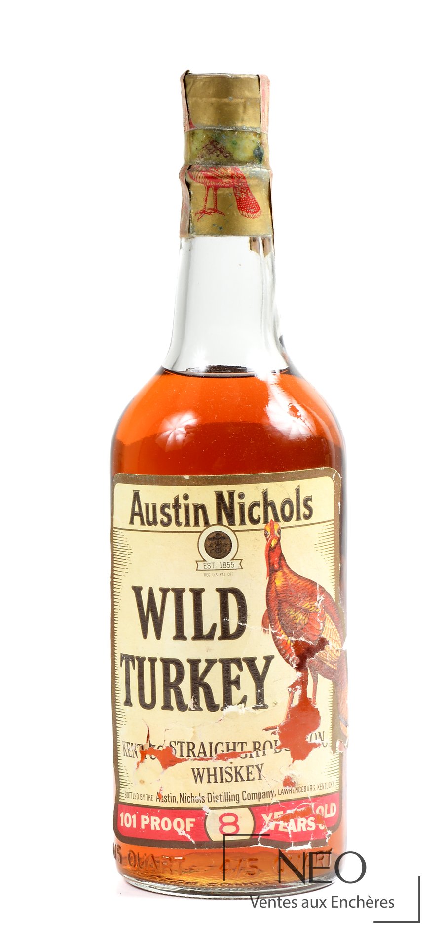 Bourbon Wild Turkey par Austin Nichols, 8 ans d’âge