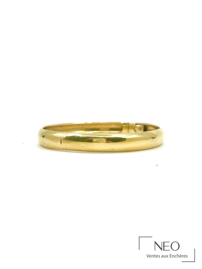 Lot 33 - Bracelet jonc ouvrant