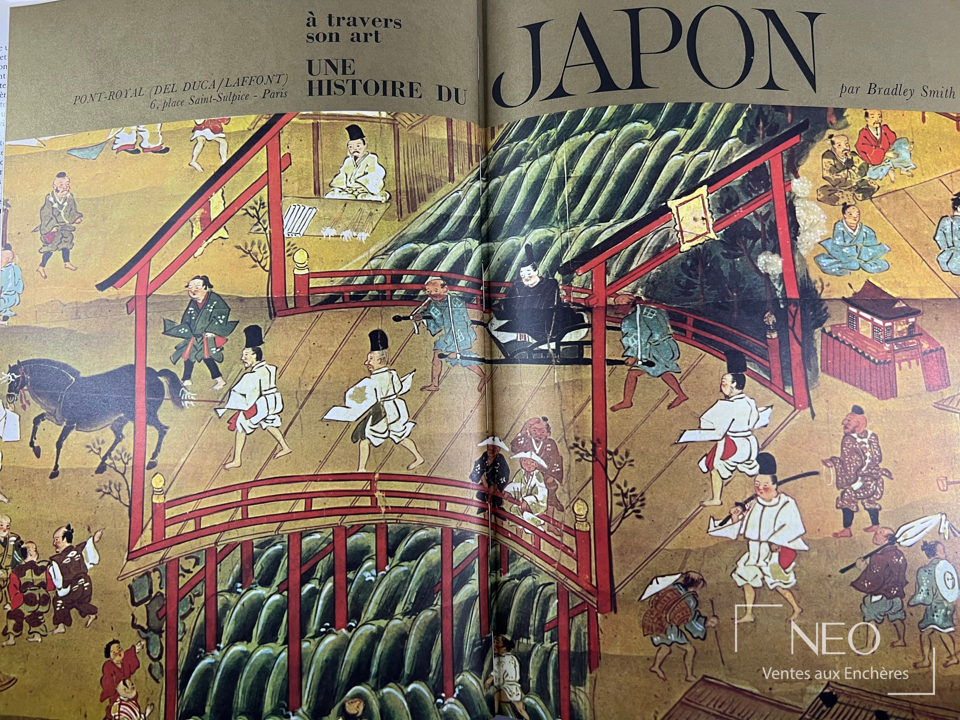 Couverture illustrée du livre Une Histoire Du Japon A Travers Son Art de Bradley Smith