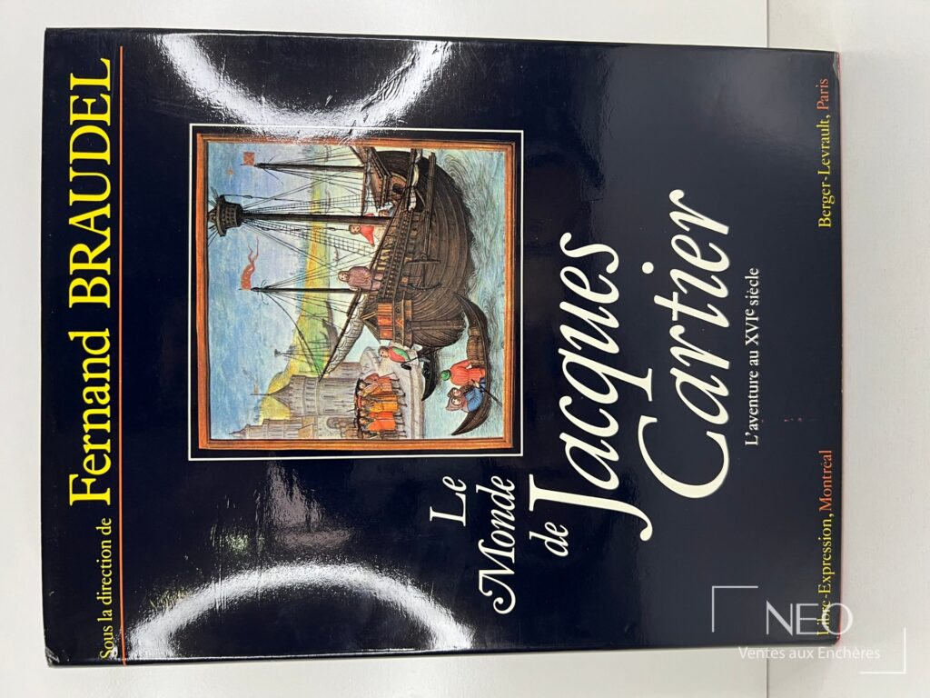 Couverture illustrée du livre Le monde de Jacques Cartier