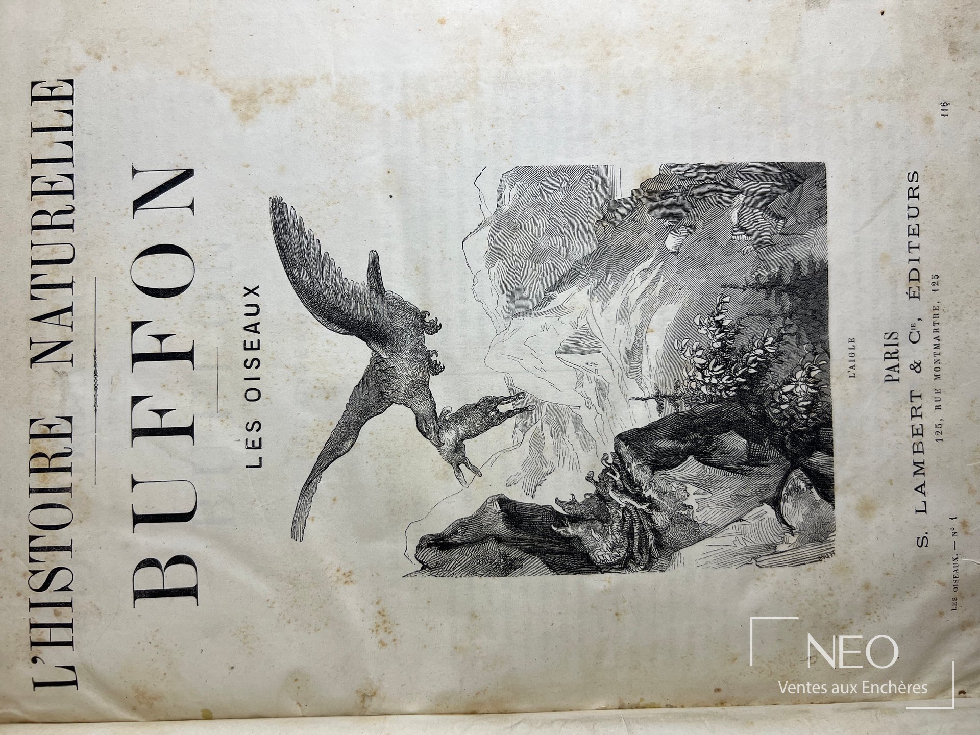 Page de titre de Buffon