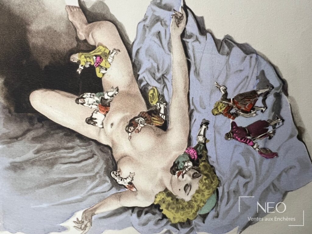 Couverture illustrée du livre Histoire amoureuses des Gaules de Bussy-Rabutin.