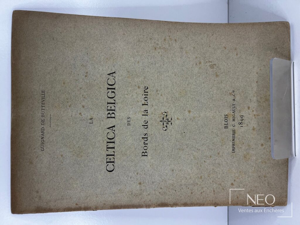 Couverture brunie du livre La celtica belgica des bords de la Loire