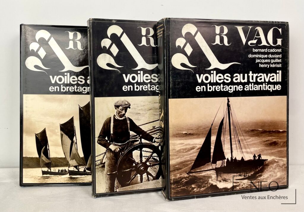 Trois volumes d'Ar Vag de Cadoret et Duviard en jaquettes illustrées