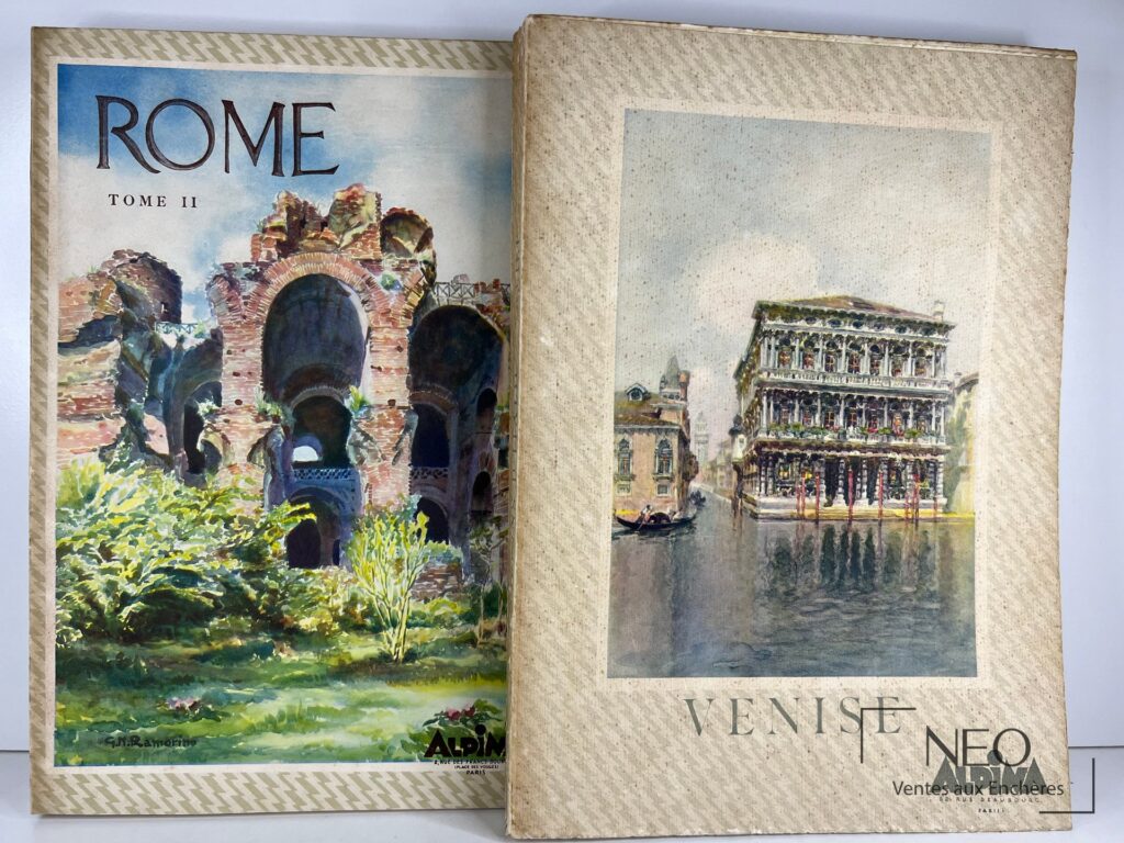 Deux volumes brochés Visions d'Italie