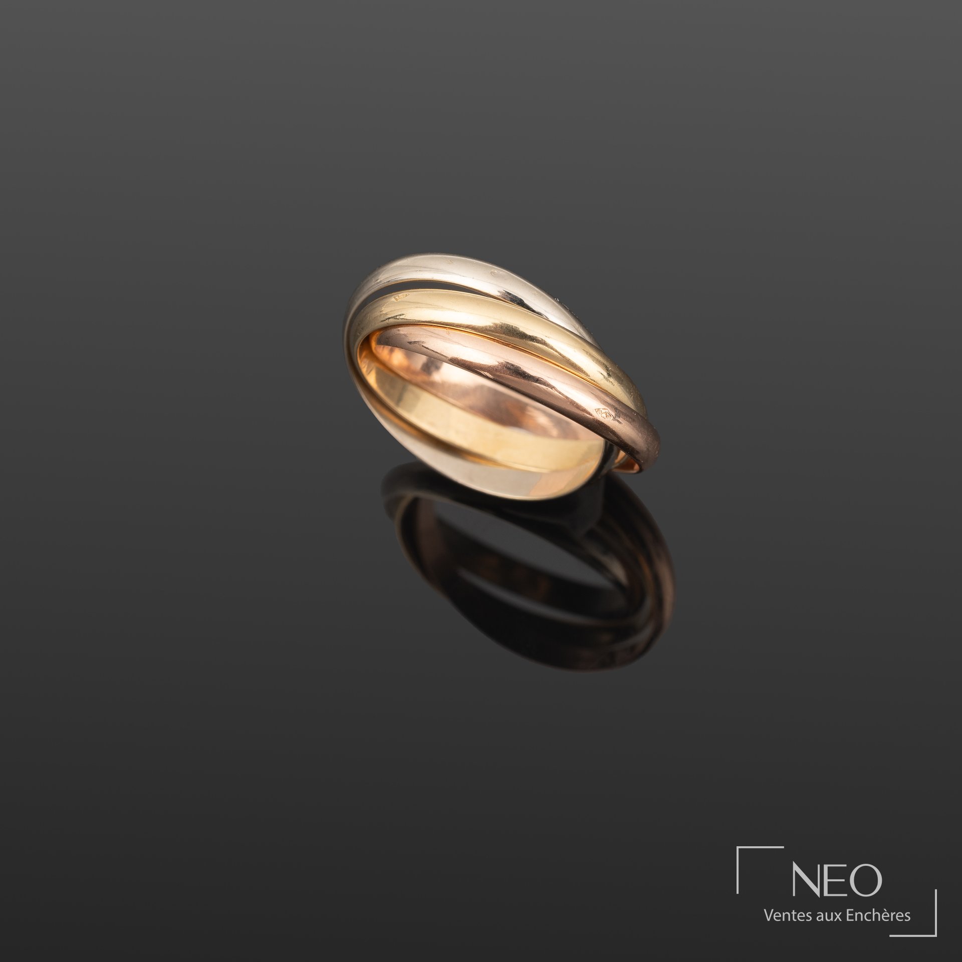 Bague Cartier Trinity en or jaune