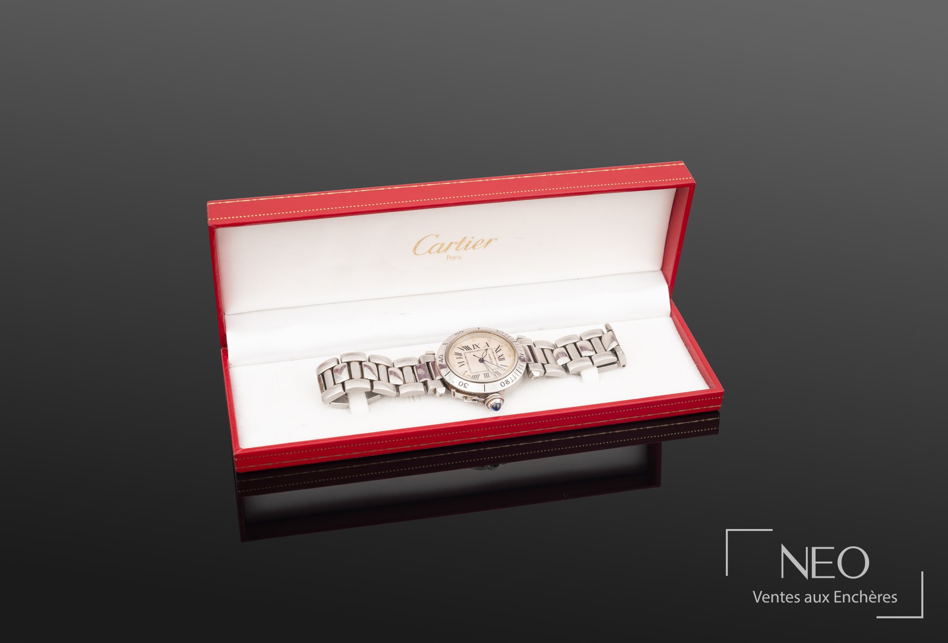 Cartier Pasha montre bracelet ronde vers 1980