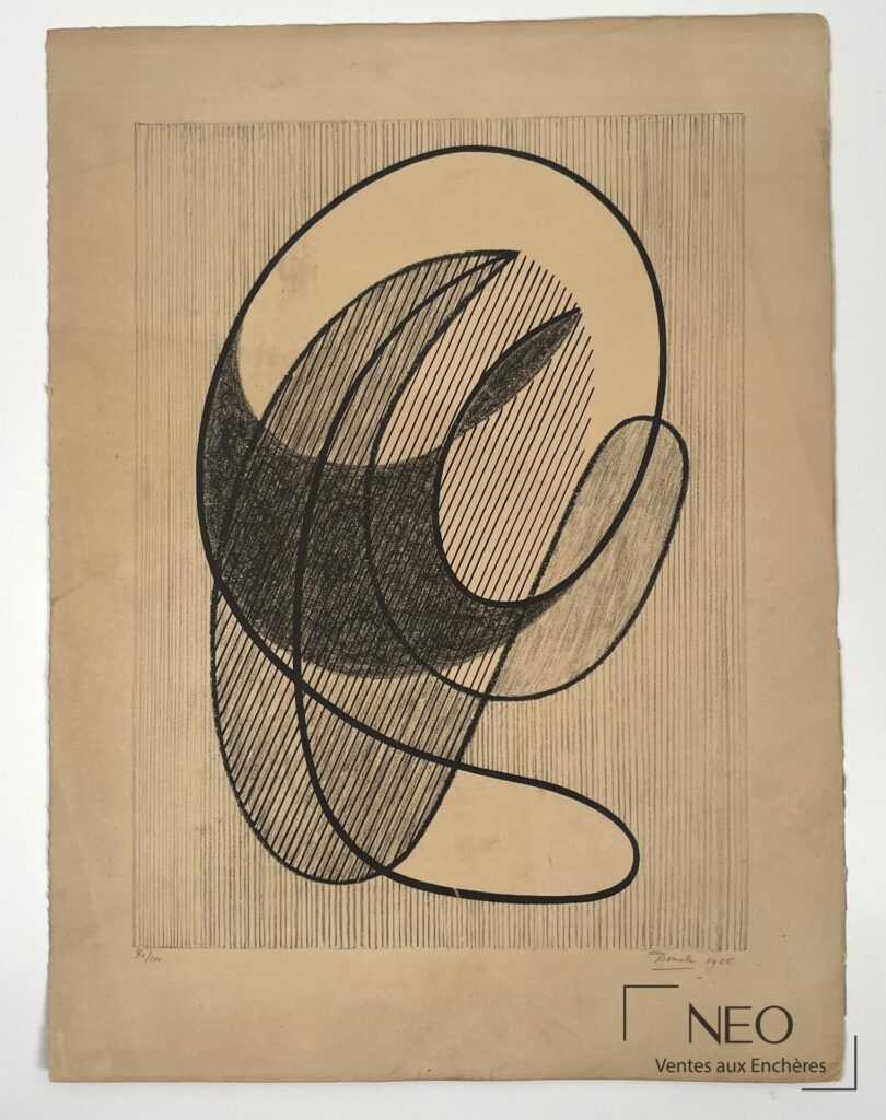 Composition abstraite de César Domela