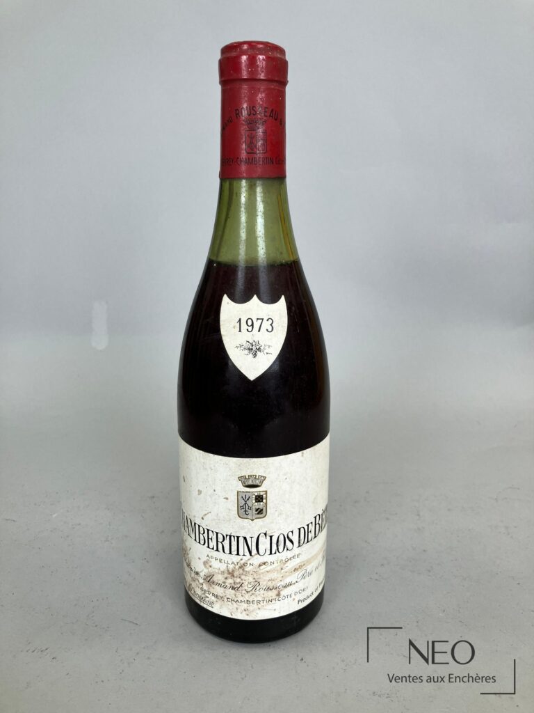 Bouteille de Chambertin Clos de Bèze Grand Cru 1973