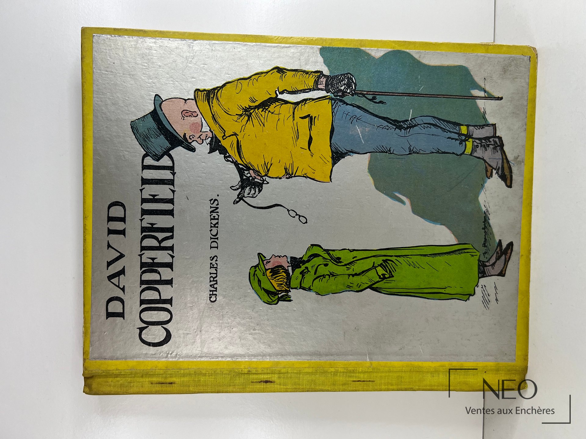 Couverture illustrée de L’enfance de David Copperfield de Charles Dickens