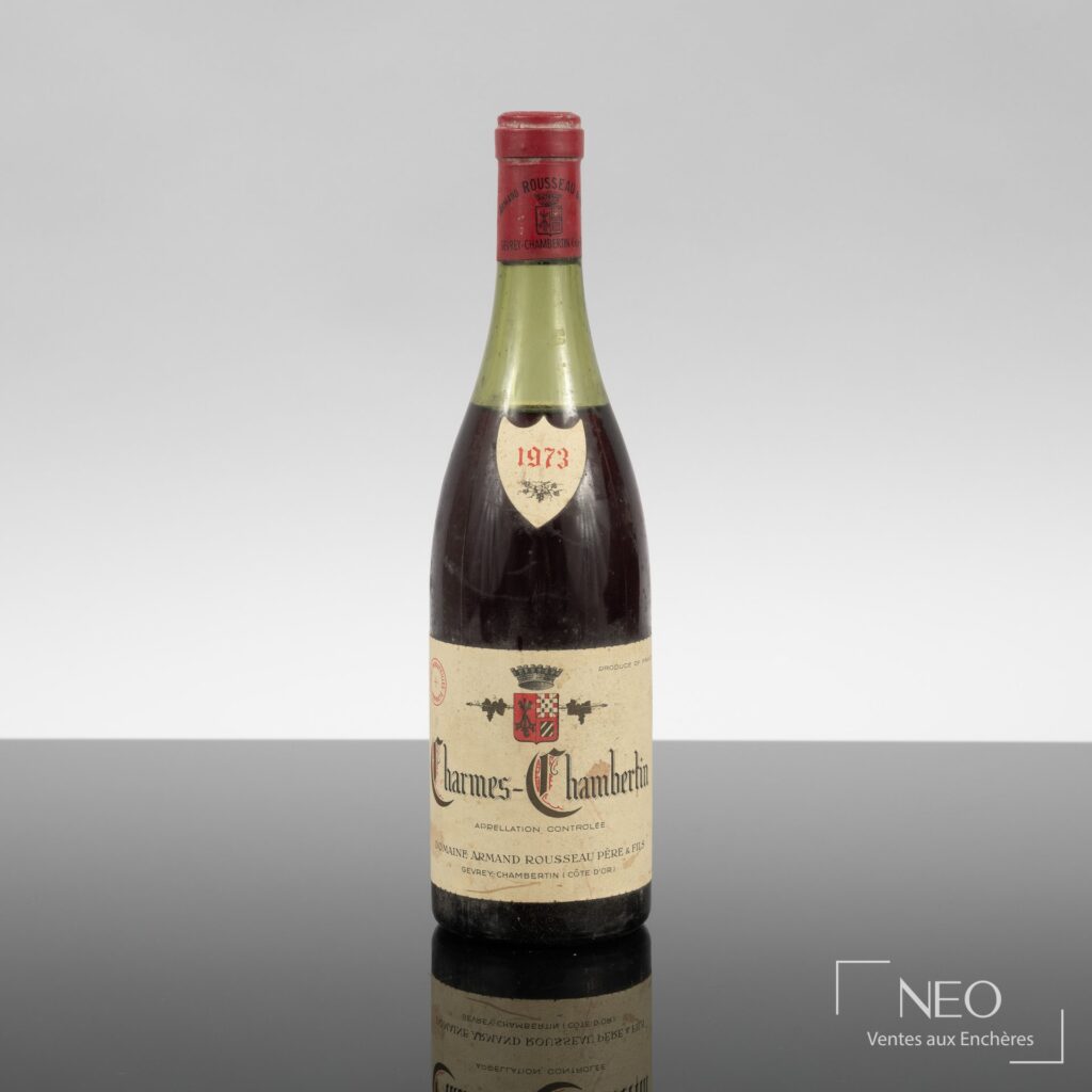 Bouteille de Charmes-Chambertin Grand Cru Domaine Armand Rousseau 1973