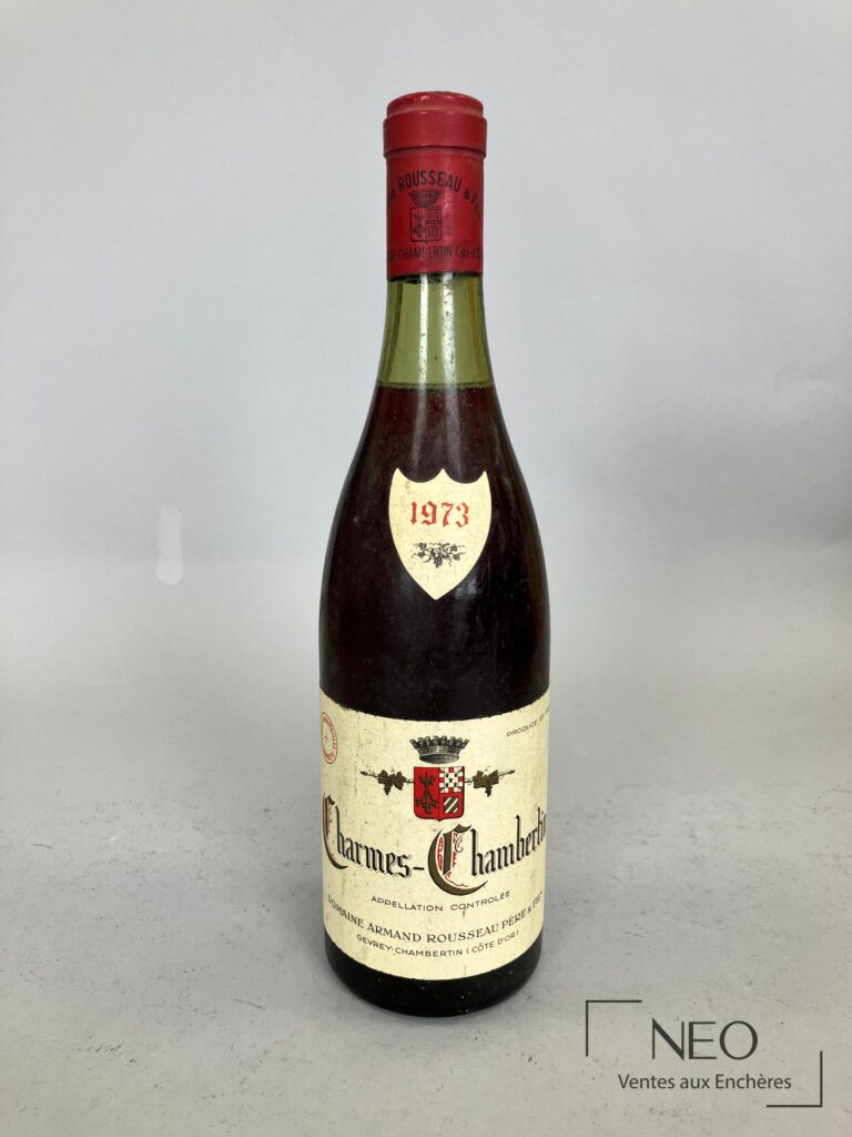 Bouteille de Charmes-Chambertin Grand Cru Domaine Armand Rousseau 1973