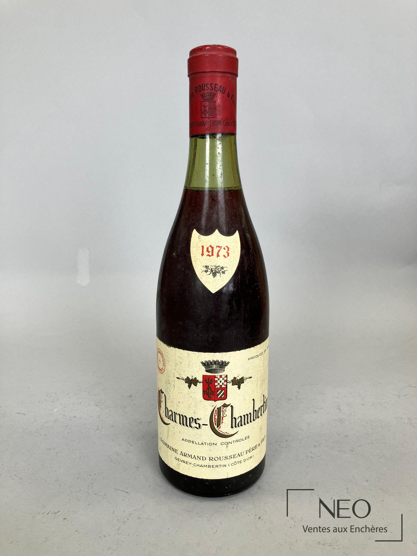 Bouteille de Charmes-Chambertin Grand Cru Domaine Armand Rousseau 1973
